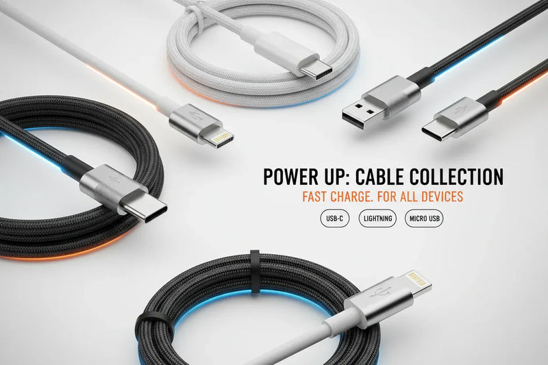 Charging cables for smartphones and mobile devices