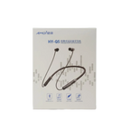 Amoi HY-Q5 Bluetooth Neckband Wireless Sports Headphones retail packaging - neckband earphones with reliable Bluetooth connection and all-day battery life