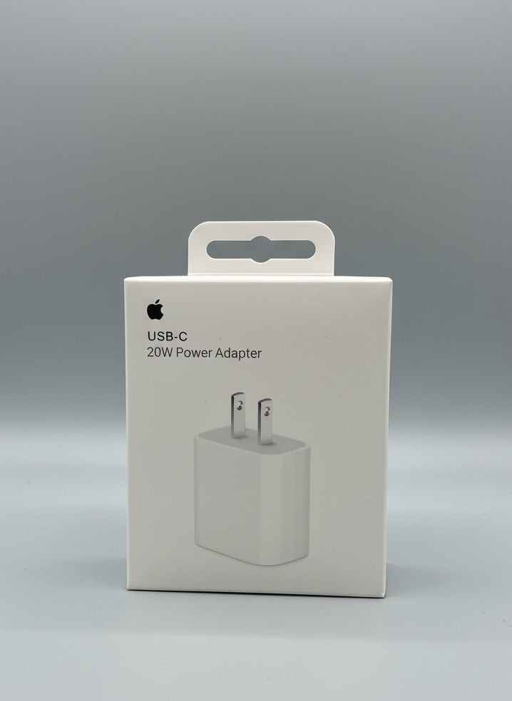 Apple 20W USB-C PD Fast Charging Adapter - 2-Pin Plug