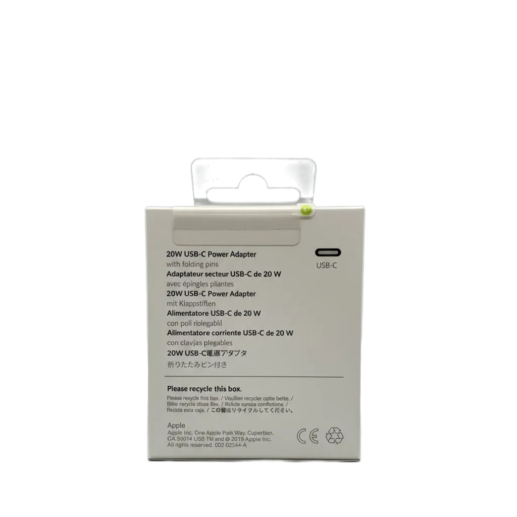 Fast iPhone Charger - 20W USB-C Power Adapter for iPhone & iPad