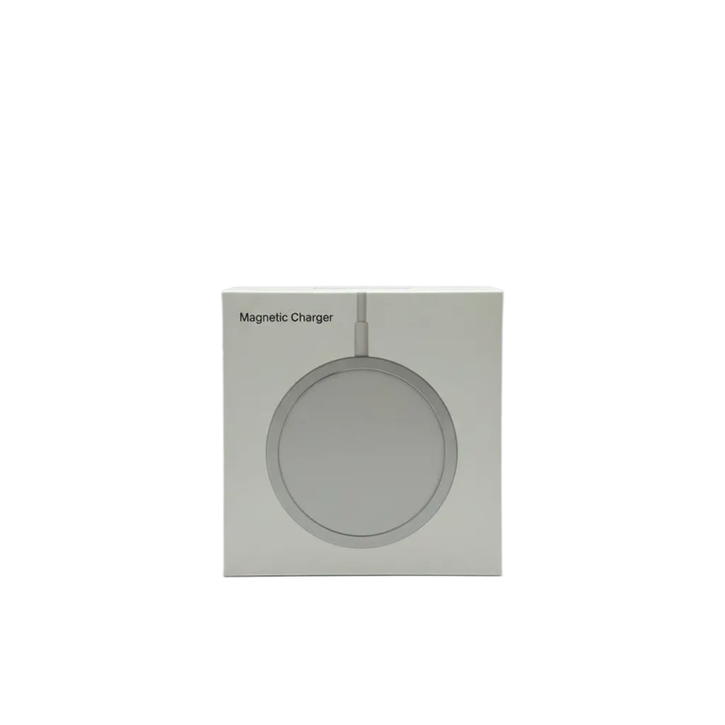 MagSafe Wireless Charger 15W with magnetic alignment for iPhone 12-15 series - fast charging pad compatible with Samsung Galaxy and Google Pixel devices