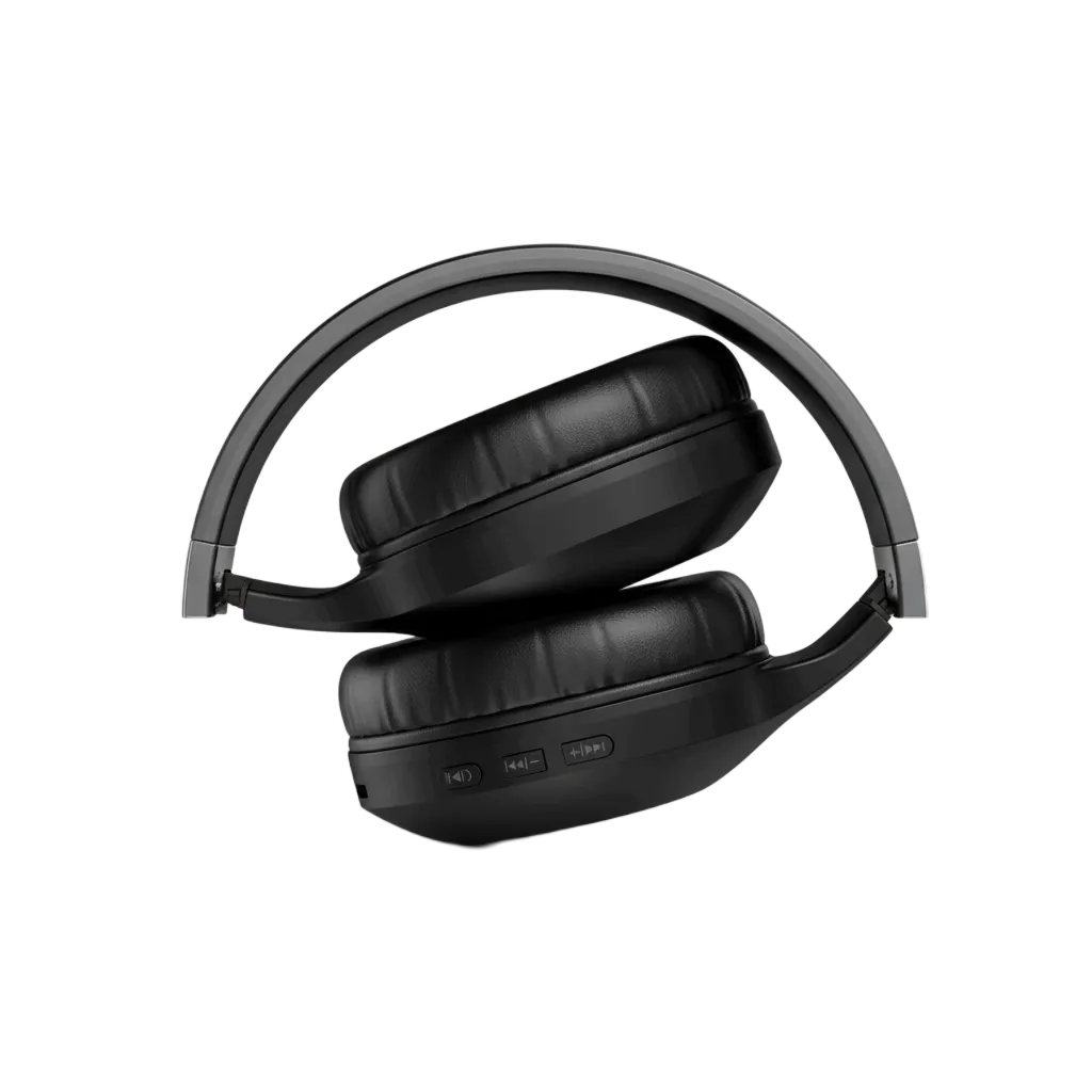 Ronin R-1500 Wireless Headphones - over-ear headphones with powerful deep bass drivers and built-in mic for hands-free calling and music control