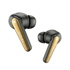 Ronin R-7065 Eclipse Black wireless earbuds - ergonomic design with secure fit, intuitive touch controls, and advanced driver technology for crystal-clear sound