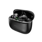 Ronin R-740 Vivid Black TWS Earbuds - wireless earbuds with Superior Voice Precision ENC technology and customizable touch controls via Ronin Studio App
