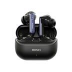 Ronin Vesper R-7075 Adaptive ANC Gaming TWS Earbuds with charging case - Bluetooth 5.3 wireless earbuds featuring dual connectivity and 50ms low latency gaming mode