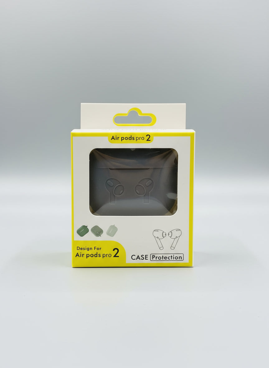 AirPods Pro 2 grey protective case retail box