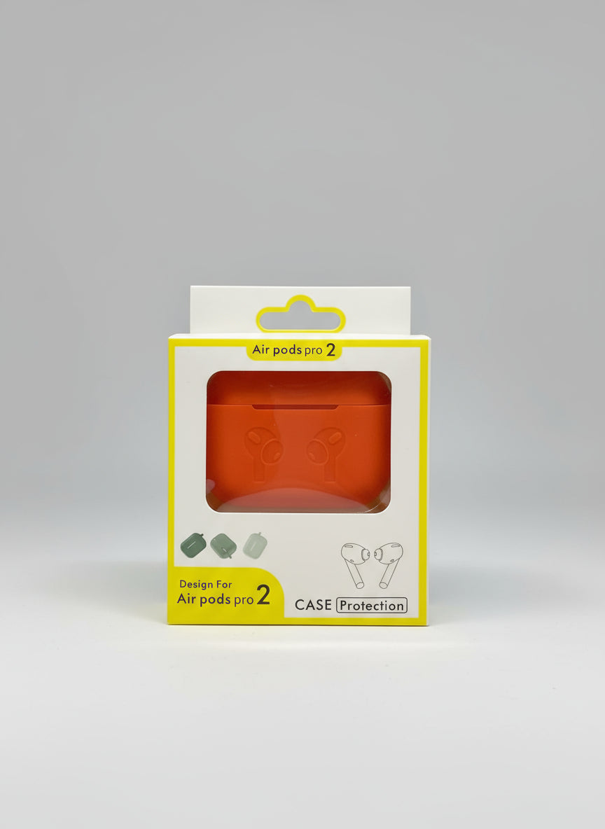 AirPods Pro 2 orange protective case retail box