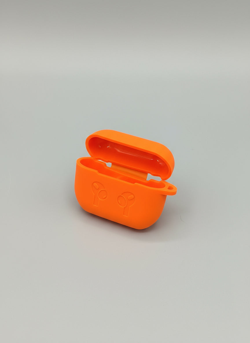 AirPods Pro 2 orange protective case front view