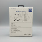 AMOF HY-Q5 earphone packaging box on a gray background