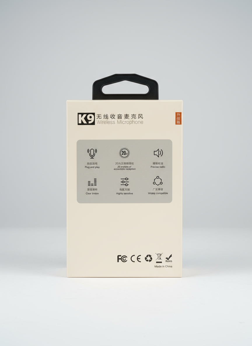 K9 Dual Wireless Lavalier Microphone USB-C