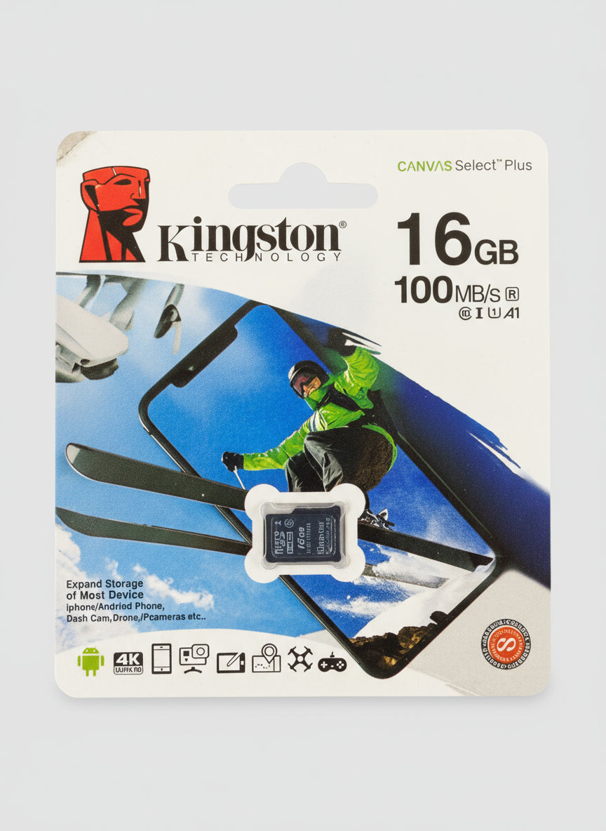 Kingston 16GB microSD memory card