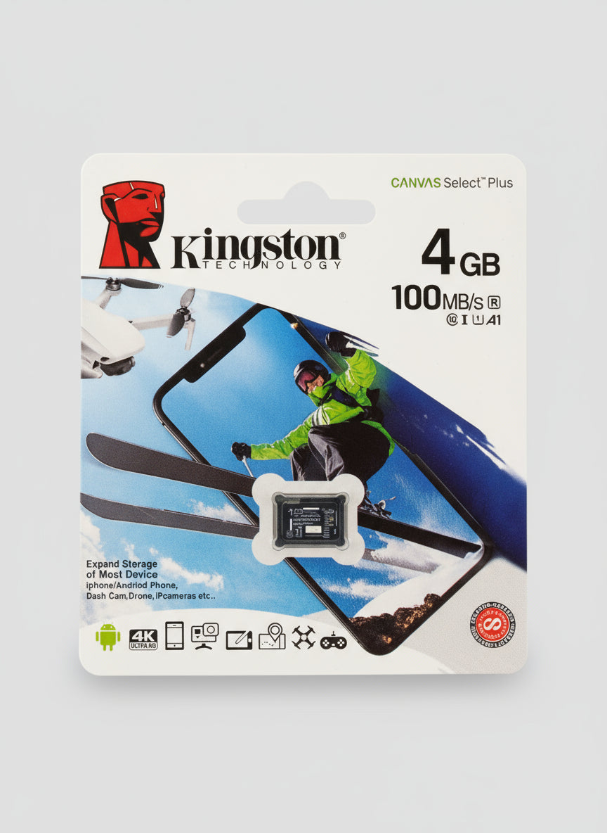 Kingston 4GB microSD memory card