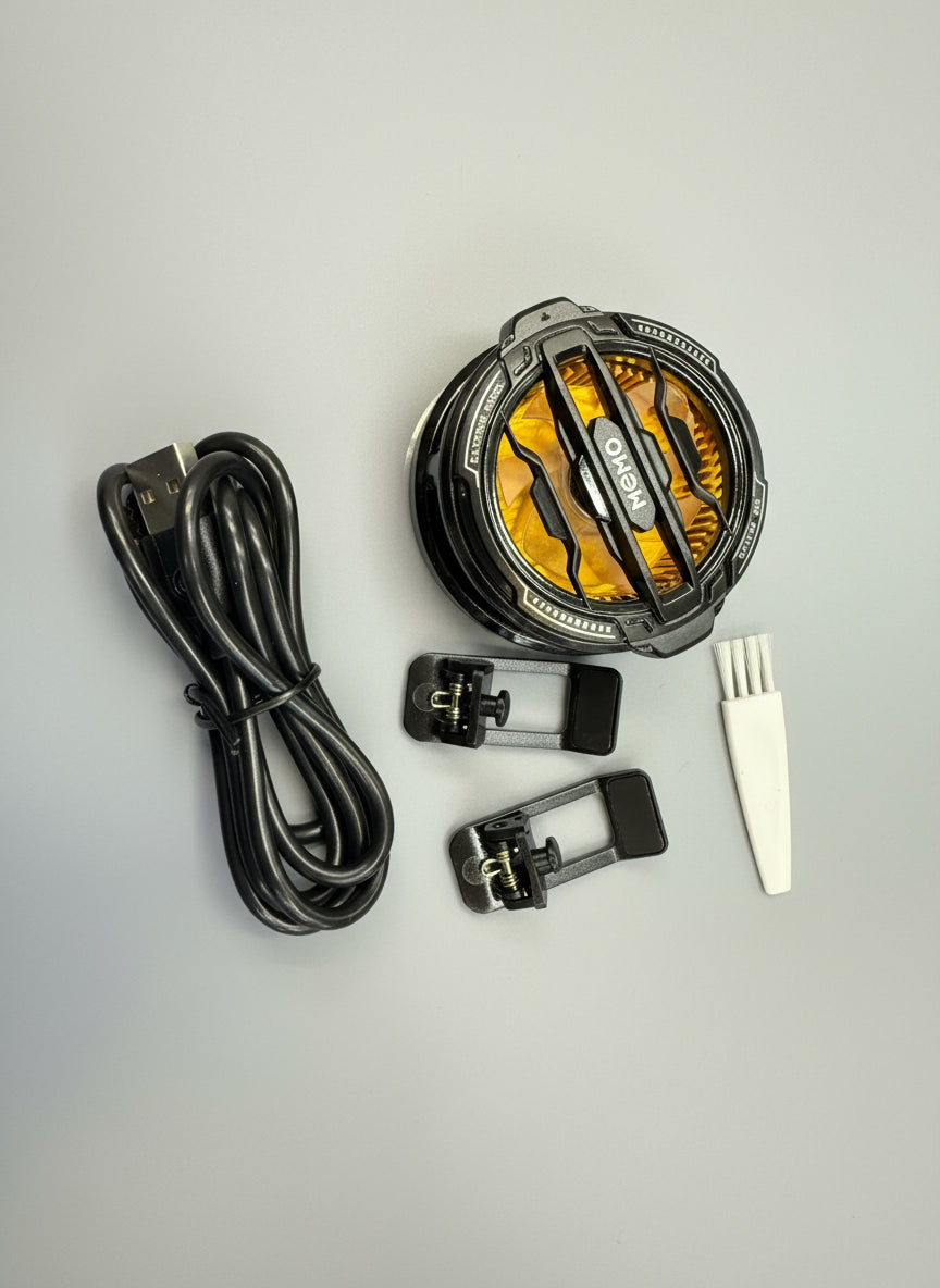 Magnetic cooler fan CX07 Helo 15W gaming phone cooling fan all views