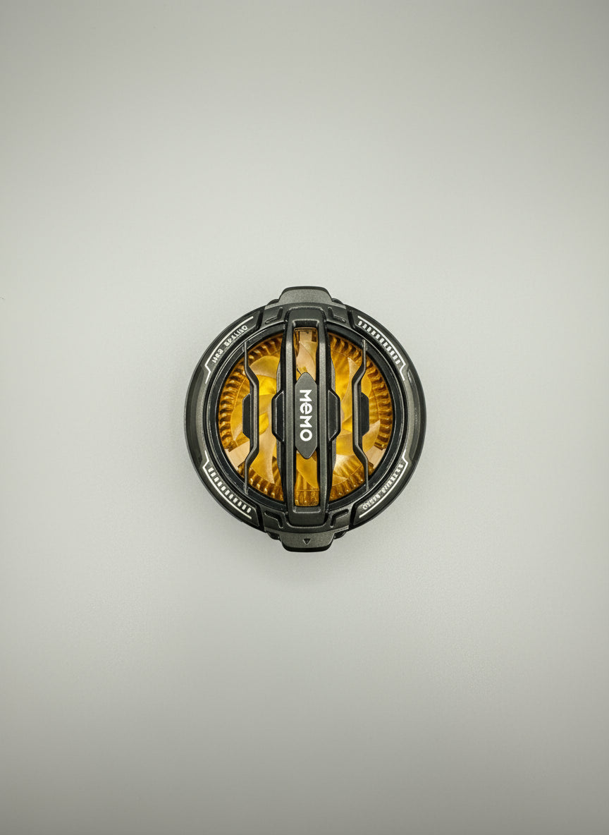 Magnetic cooler fan CX07 Helo 15W gaming phone cooling fan front view