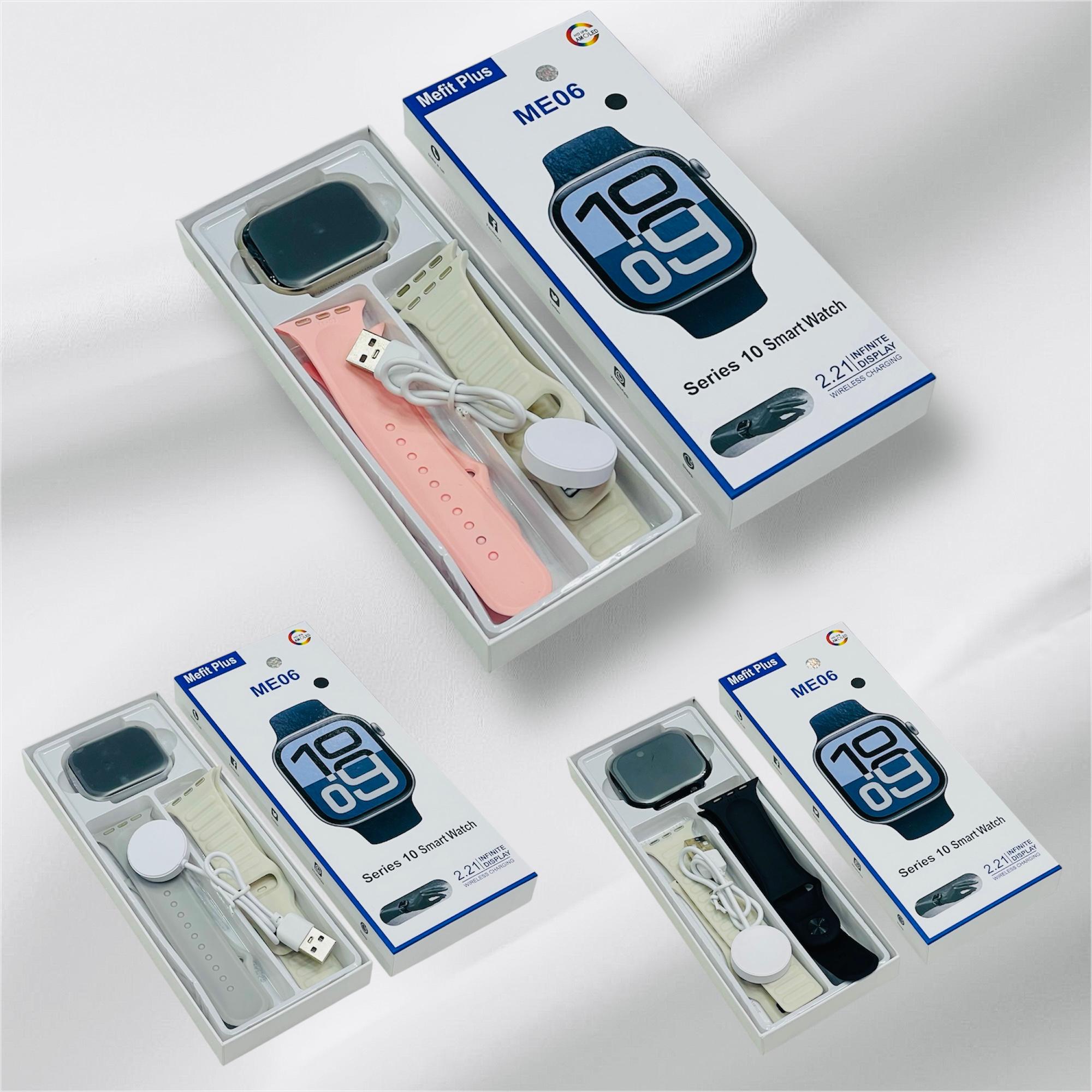 ME06 Series 10 Smartwatch - 2.21" Display with Wireless Charging