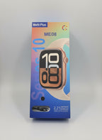 Packaged product with visible branding on a reflective surface