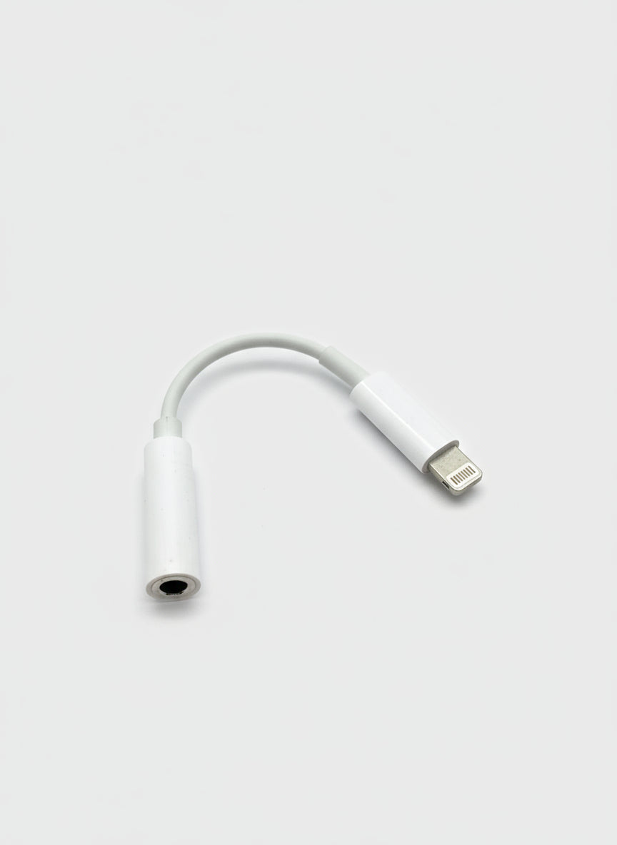 Pop-up Lightning headphone adapter for iPhone XS to iPhone 13 - side view