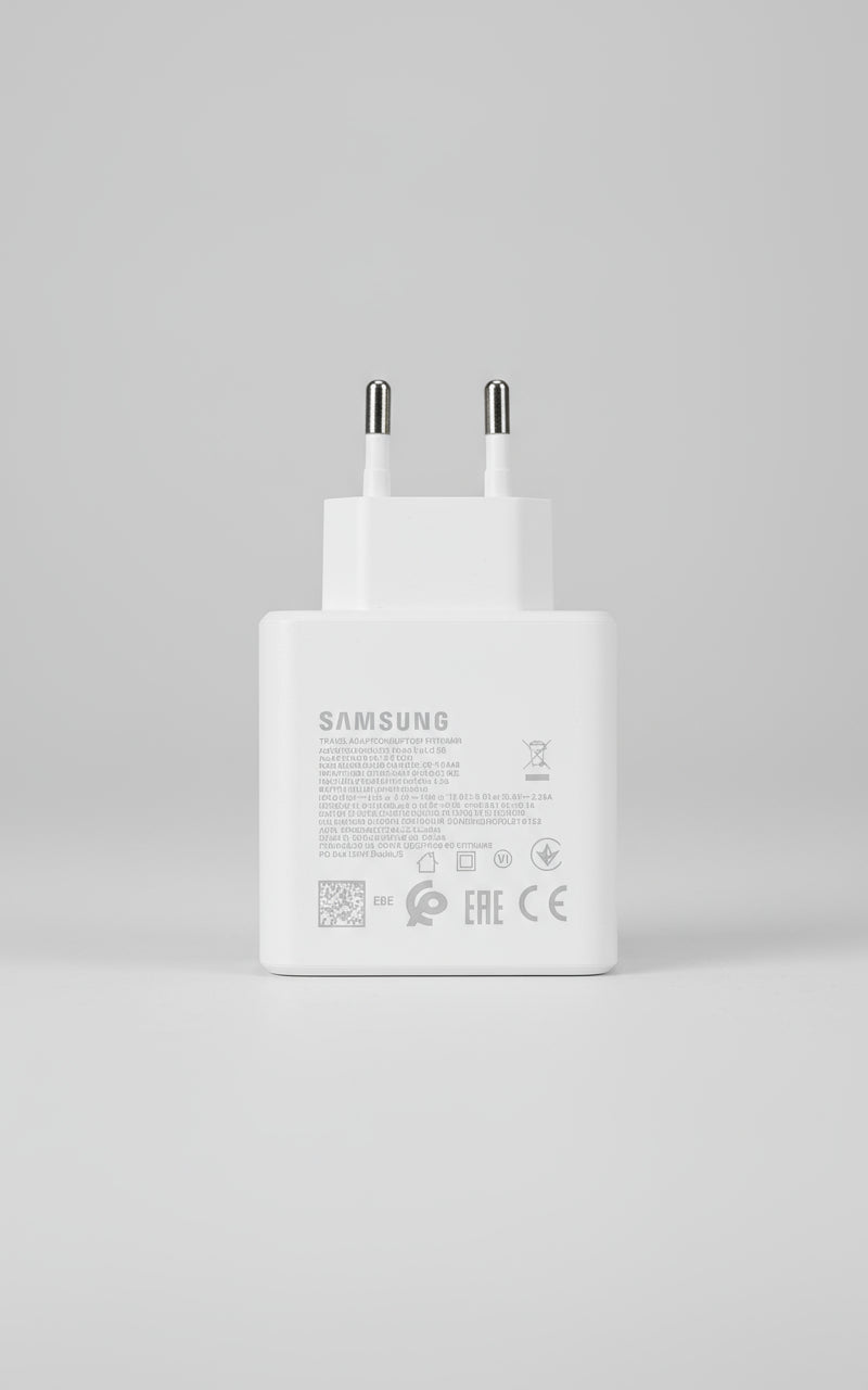 Samsung 45W USB-C Super Fast Charger - back view