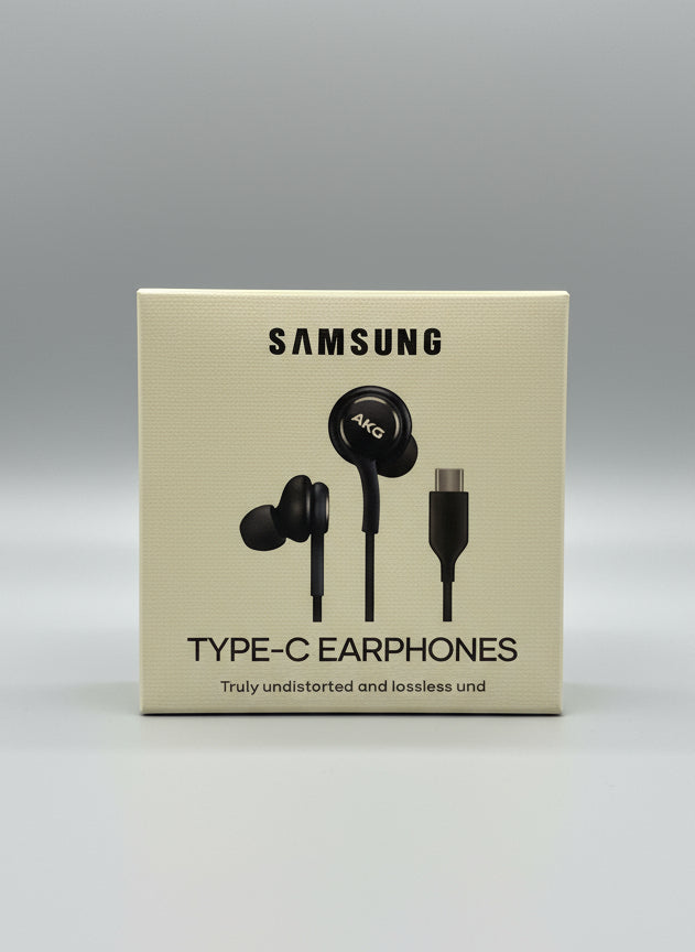 Samsung AKG Type-C earphones - box front view