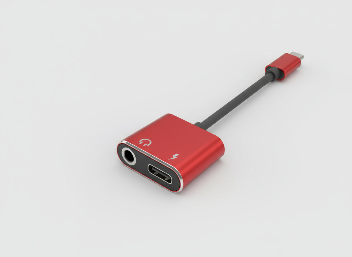 USB-C to 3.5mm audio adapter G720A, side view